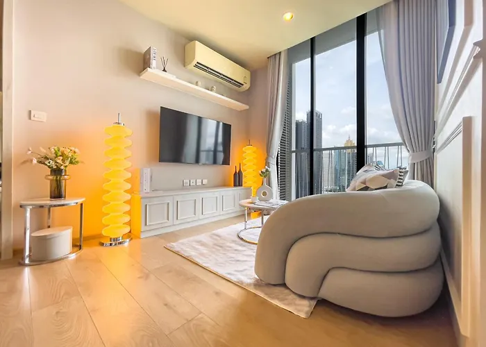 Apartment Cbd Living 2 Bedroom ︱prime Sukhumvit ︱walk To Bts Asok & Mrt Skv ︱ultrawi-fi Bangkok